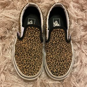 Kids girl cheetah vans